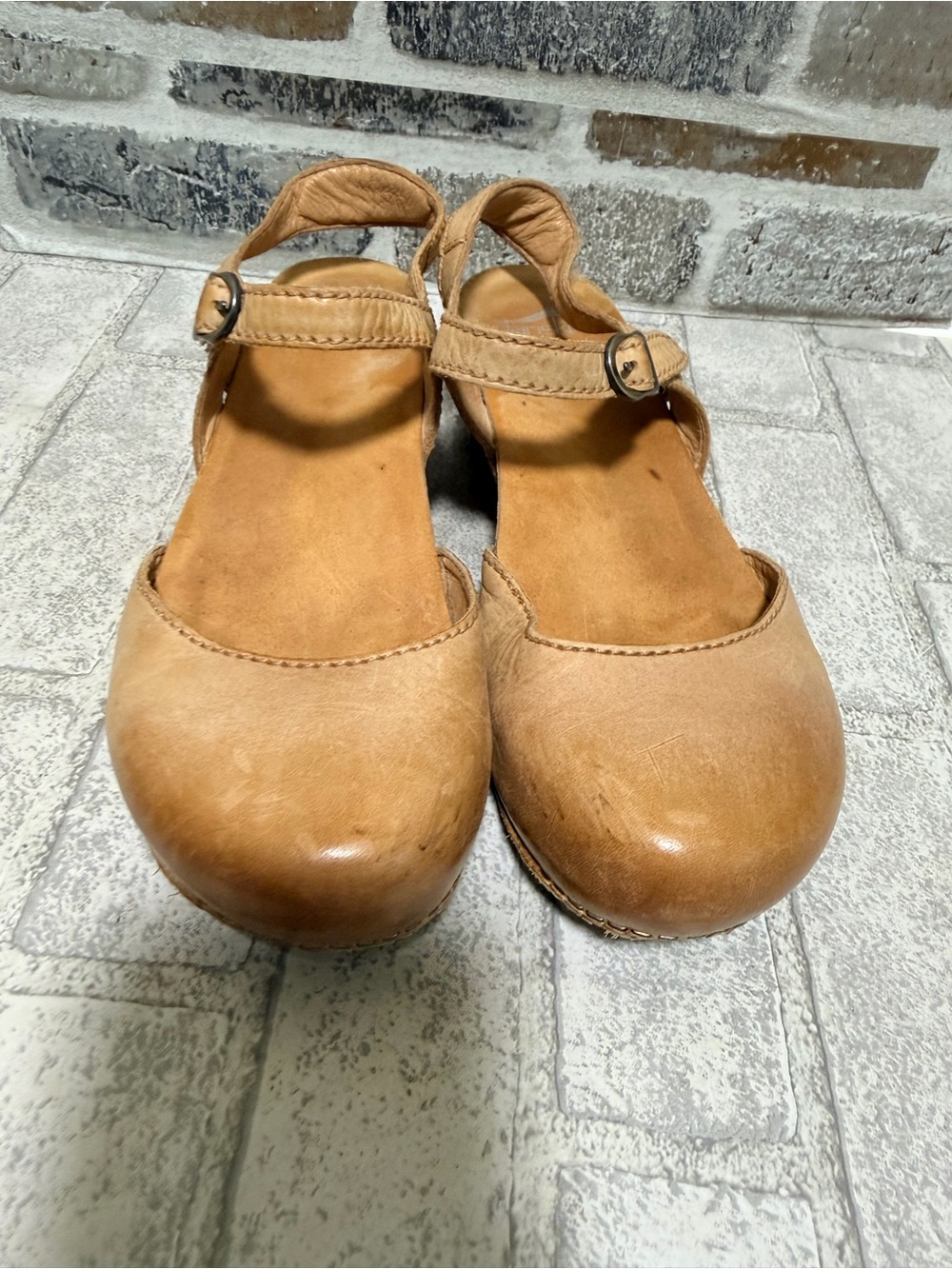 Dansko Tiffani Milled Burnished Mules with Buckle size 40 9-9.5 - Picture 3 of 13
